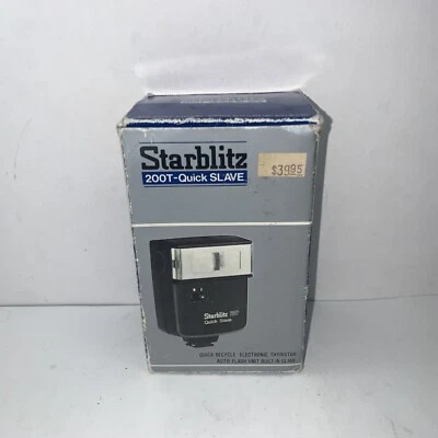 VTG Starblitz 200T Quick Slave Electronic Thyristor Camera Auto Flash Brand New - Image 1 of 4