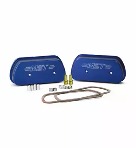 BILLET BLUE -MST VALVE COVERS DRILLED & SUPPLIED WITH VENTS VW BUG BUGGY GHIA T2 - Picture 1 of 1