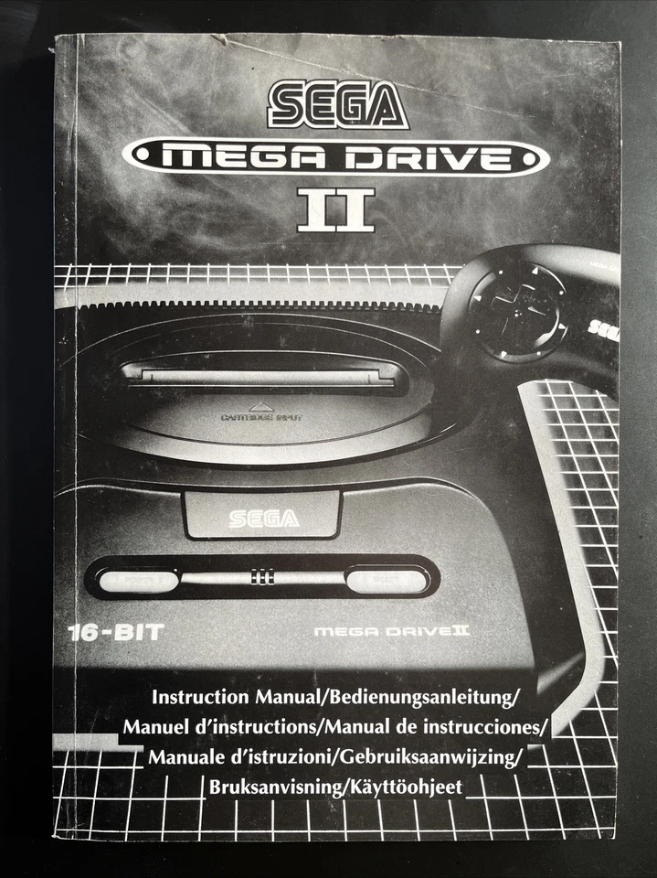 SEGA Mega Drive II Instruction Manual Original - Image 1 of 4