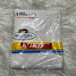 VINTAGE FRUIT OF THE LOOM HERREN THERMOHEMD GR XL UNTERWÄSCHE 1983 - Bild 1 von 4