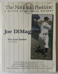 1999 THE NATIONAL PASTIME Review of Baseball History #19 Joe DiMaggio - Picture 1 of 2