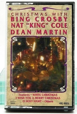 Cassette Christmas With Bing Crosby Nat King Cole Dean Martin 1973 Cema - Image 1 of 2