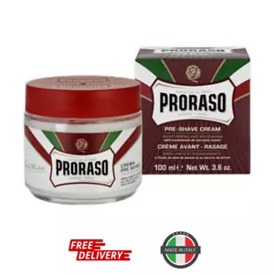 Proraso Red Pre-Shave Cream with Sandalwood Oil and Shea Butter 100ml - Picture 1 of 1