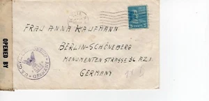 CENSURA CIVILE USA, GERMANIA, BOGATA, NJ 1949 FDC8586 - Foto 1 di 2
