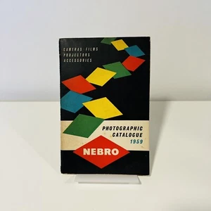 Nebro Photographic Catalogue 1959 50s Cameras Films Projectors GA - Picture 1 of 5