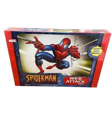 Marvel Spiderman Web Attack Board Game 2003 Pressman - New Sealed - Image 1 of 4