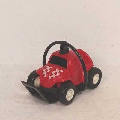 TOMY Volkswagon VW Beetle Reck'n'Roll Pull Back винтажный проверенный красный Япония - Изображение 1 из 4