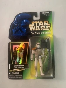 Star Wars Sandtrooper POTF Power Of The Force 1997 Green Card In Box - Picture 1 of 4