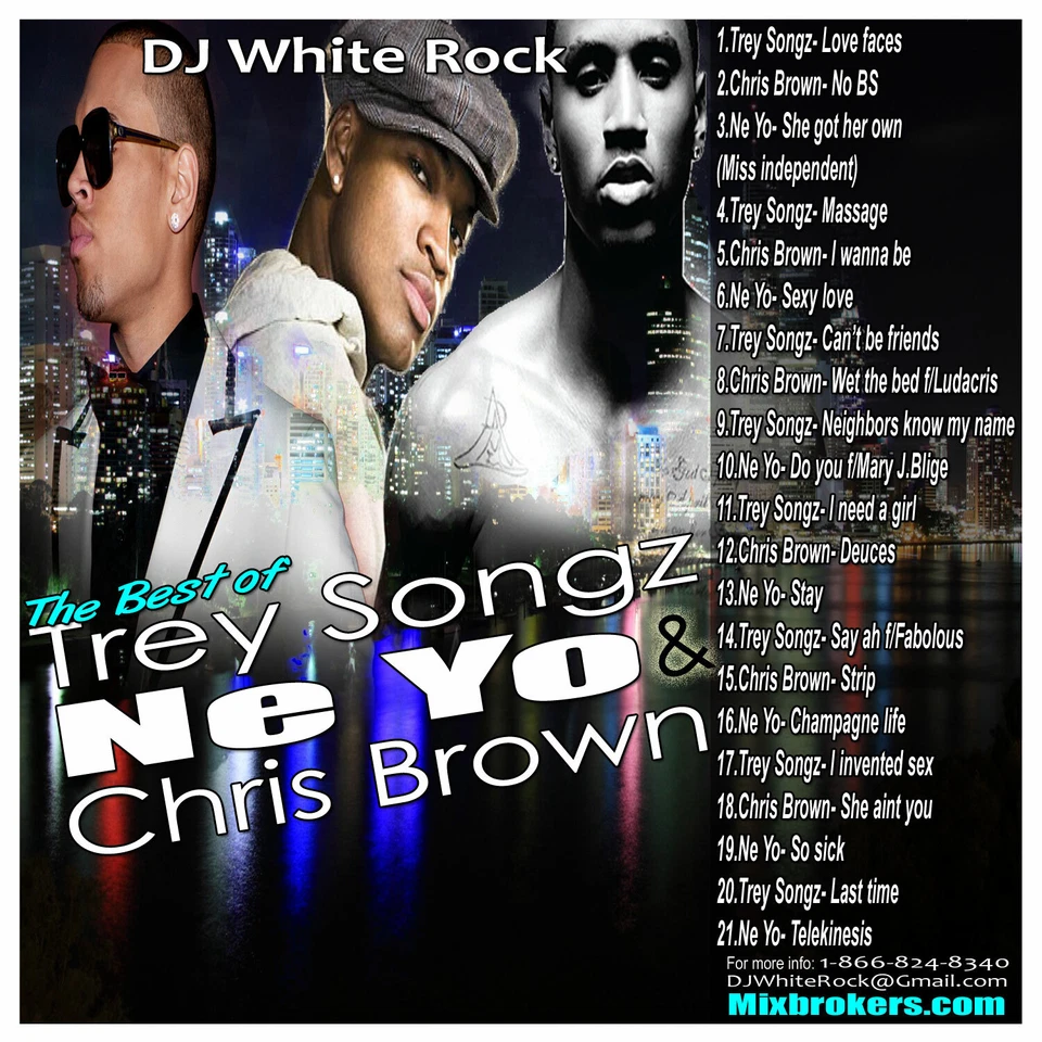 DJ White Rock Best of Trey Songz, Ne-Yo & Chris Brown Foto 1 de 1
