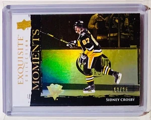 2024-25 Upper Deck Black Diamond Sidney Crosby /25 Exquisite Moments SSP RARE - Picture 1 of 2