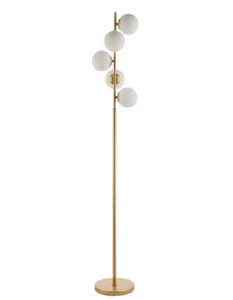 Very Home Alyssa Gold Floor Lamp - 151cm High - Picture 1 of 3