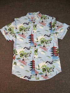 Camicia hawaiana Firefly Lootwear edizione limitata con bottoni uomo 2XL nuova senza etichette - Foto 1 di 3