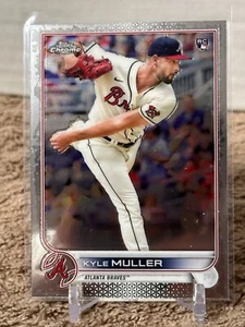 2022 Topps Chrome Kyle Muller Atlanta Braves Rookie RC Card #121 - Picture 1 of 2