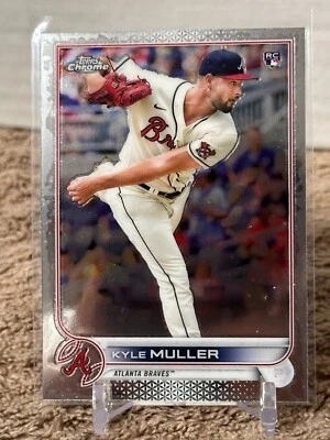 2022 Topps Chrome Kyle Muller Atlanta Braves Rookie RC Card #121 - Image 1 of 2