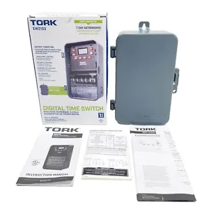 Interruptor de tiempo digital multivoltaje Tork EWZ103 7 días temporizador de control astronómico - Imagen 1 de 13