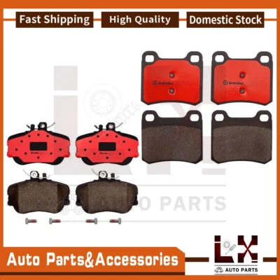 Pastillas de freno delanteras traseras cerámicas para Mercedes-Benz C280 1994-1995 - Brembo OE Foto 1 de 4