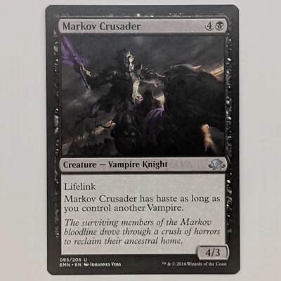 Markov Crusader - Eldritch Moon EMN Magic Card MTG - NM - Image 1 of 2