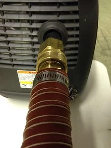 GenExhaust für Honda EU2200i Generator 1-1/2" QD Auspuffverlängerung (8 Fuß) - Bild 1 von 5