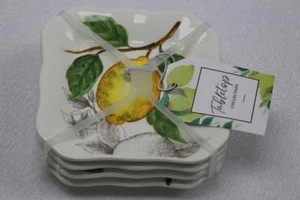 TABLETOP COLLECTION MAXCERA LEMONS APPETIZER PLATES(s) - SET OF 4 - NEW - Picture 1 of 1