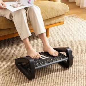 Under Desk Foot Rest Multipurpose Ergonomic Adjustable Height Massage Roller⊹ - Picture 1 of 12