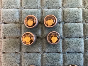 Vintage Beatles Gumball rings 4 in set - Picture 1 of 5