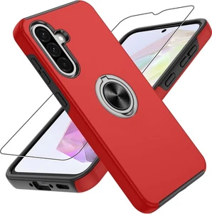 Case For Samsung Galaxy A36 5G Magnetic Ring Shockproof Cover Screen Protector - Picture 1 of 36
