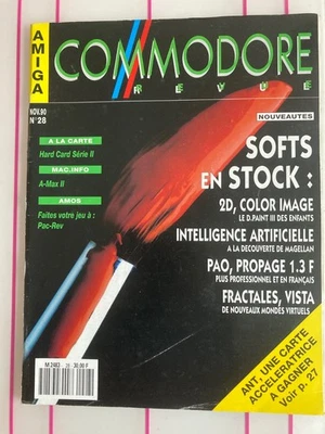 revue informatique vintage AMIGA COMMODORE N°28 (Nov 90) - Photo 1/2