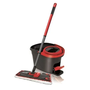 Mop with Bucket Vileda Ultramax Noir Rouge Plastique Fibre - Foto 1 di 3