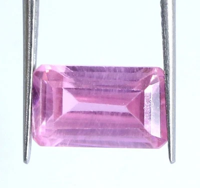 Natürlich 5.75 Karat Pink Kunzit Smaragd Cut Edelstein Zertifiziert H8970 Neu Bj - Bild 1 von 4
