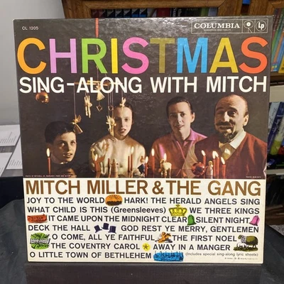 🎅🏼 Mitch Miller & The Gang - Christmas Sing-Along With Mitch (1958, Vinyl LP) - Image 1 of 4