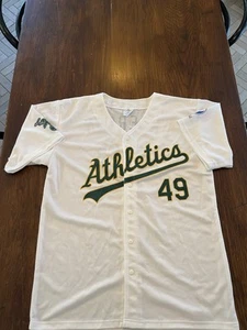 Brett Anderson 2010 SGA Oakland A’s Athletics Jersey Large (L) NEW #49 MLB - Picture 1 of 5