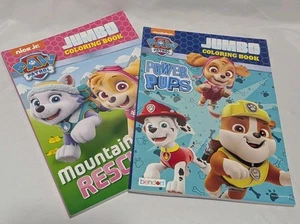 Paw Patrol Jumbo Coloring Books Set Of 2 - Picture 1 of 4