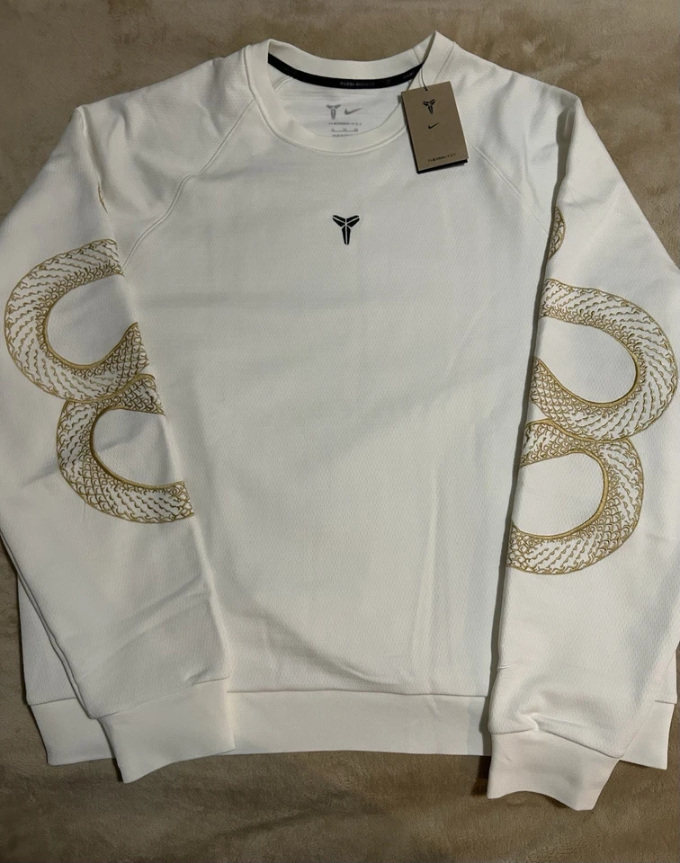 Nike Kobe Year of Mamba Therma Crewneck White HQ4697-133 Size M