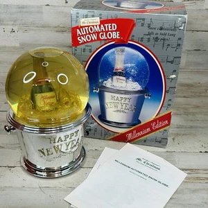 Mr. Christmas 2000 Millenium Musical Happy New Year Automated Snow Globe Works! - Picture 1 of 14