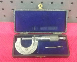 Vintage Bügelmessschraube außen mit Koffer & Schraubenschlüssel Made in Germany - Bild 1 von 9