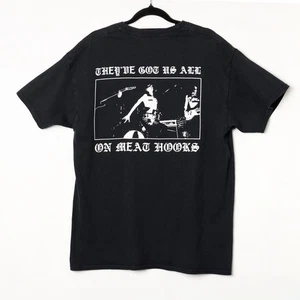 These New South Whales Band T-Shirt Meat Hook Era Black Faded Mens L Rare - Picture 1 of 12