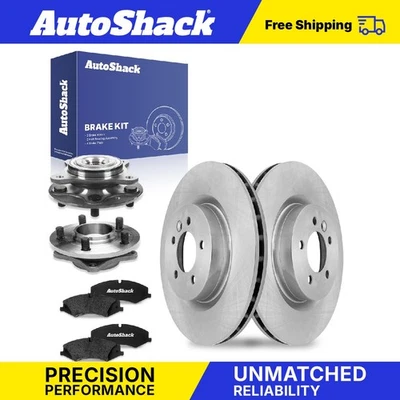 Front Brake Rotors Ceramic Pads Hubs for Land Rover LR4 Range Rover Sport — 第 1/4 张图片