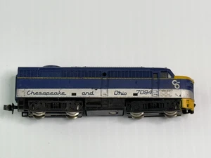 MRC N Alco FA locomotive Chesapeake and Ohio #7094 Working - Picture 1 of 8