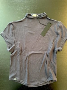 Oner Active Damen Mellow Rib Mid Mock Neck T-Shirt Größe Small - True Blue  - Bild 1 von 6