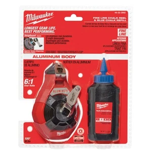 Milwaukee 48-22-3992 100' PRECISION CHALK N REEL W BLUE - Picture 1 of 1