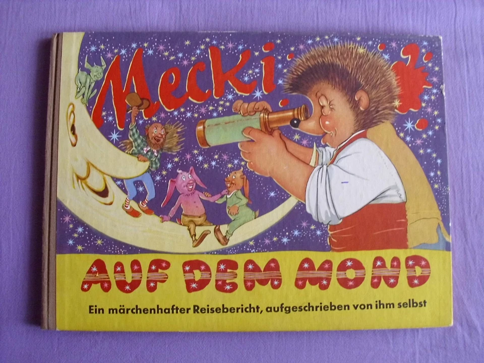 (1894) Mecki auf dem Mond, märchenhafter Reisebericht 8 - Bild 1 von 1