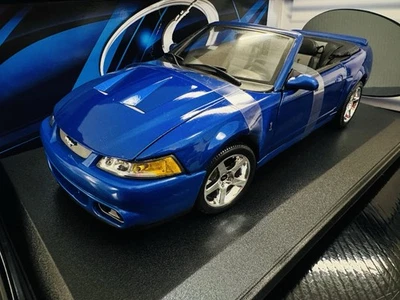 2003 SVT Ford Mustang Cobra Convertible Sonic blue 1/18 Maisto Extremely HTF 🔥 - Image 1 of 4