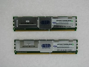 AP56K72S8BJE 4GB 2X2GB PC2-5300 DDR2-667MHz Fully Buffered 240 pin Dimm ATP - Picture 1 of 1