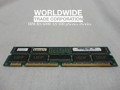 IBM 4115 53H1671 128MB EDO DRAM DIMM Memory for 7043-140 POWER PC 604e RS6000 - Image 1 of 3