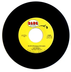 THE EQUALS Black skin blue eyed boys funk soul US 1971 Bang B-582 single SP - Picture 1 of 2