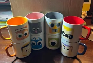 Sale Is For 8 Coffee Mugs Remy Russell And JR ,Dash Nemo Filx New In Box - Picture 1 of 5