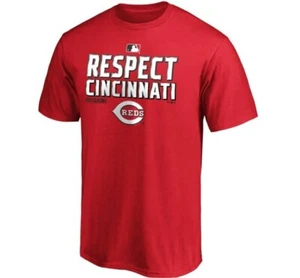 Cincinnati Reds Fanatics Branded 2020 Postseason Locker Room T-Shirt Men's Large - Picture 1 of 4