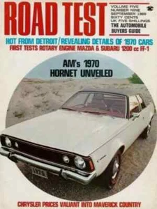 1969 Cougar Eliminator, Blazer, XK-E, 1970 AMC Hornet, more in vintage Road Test - Imagen 1 de 2