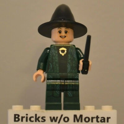 Novo Genuíno LEGO Professor Minerva McGonagall Minifig com Varinha Harry Potter 75954 - Imagem 1 de 3