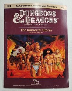IM1 THE IMMORTAL STORM DUNGEONS & DRAGONS TSR 9171 - 1 MODULE